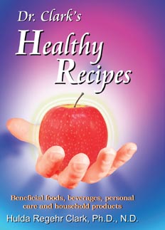 Book, Dr. Clark's Healthy Recipes, softcover